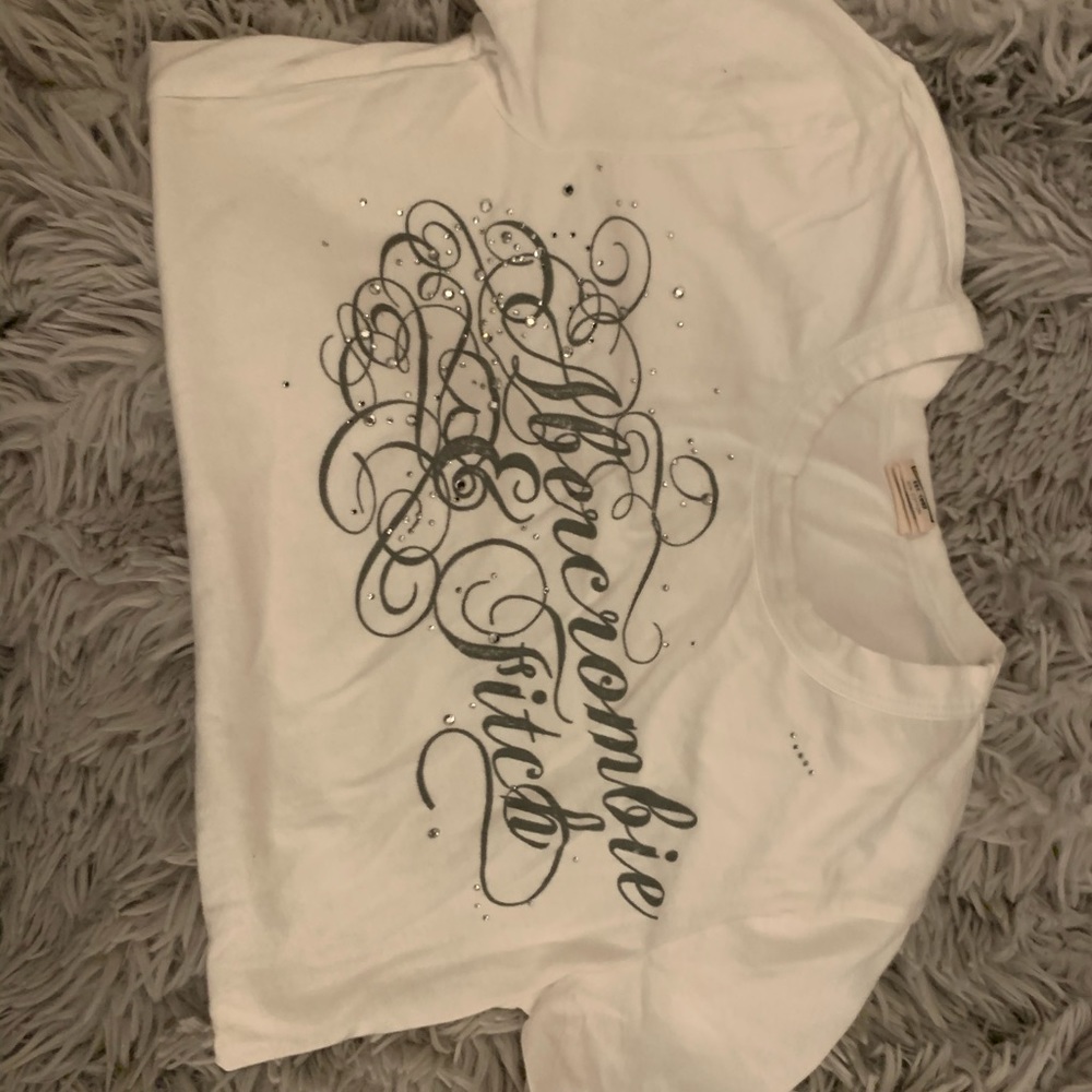 sparkly and vintage abercrombie and fitch t-shirt